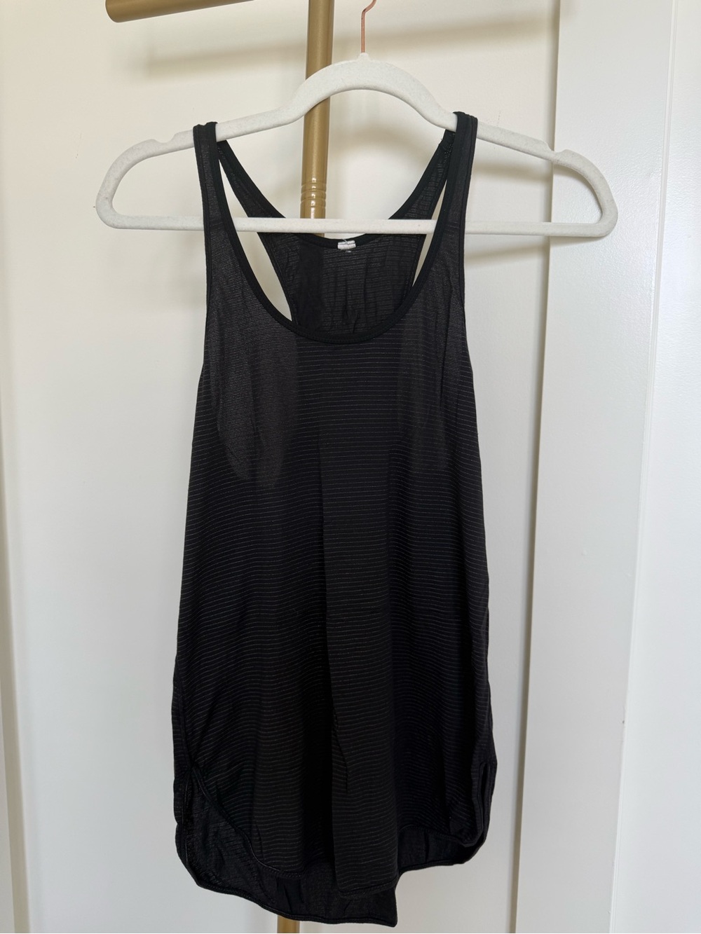 lululemon Women’s Black Racerback Tank Too